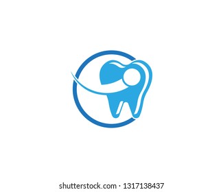 Health dental care logo template
