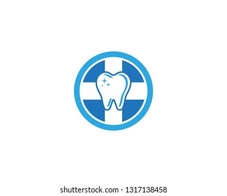 Health dental care logo template