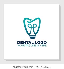 Health Dental logo designs concept vector, Dental Clinic logo template designs, dental implant icon design vector