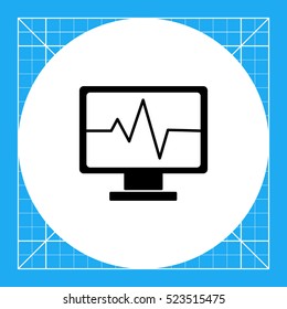 Health Diagnostic Computer Icon