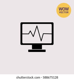 Health Diagnostic Computer Icon