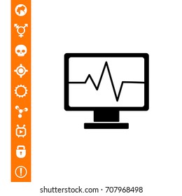 Health Diagnostic Computer Icon