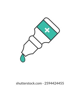 Health and drops medicine icon