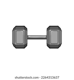 health dumbbell cartoon. health dumbbell sign. isolated symbol vector illustration