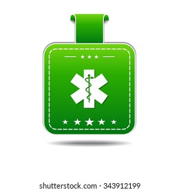 Health Emergency Sign Vector Icon Design