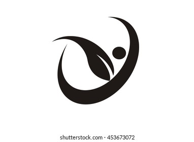 Health Figure Logo Vector