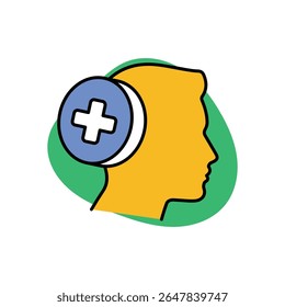 Health First Icon vector stock illustration