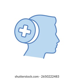 Health First Icon vector stock illustration