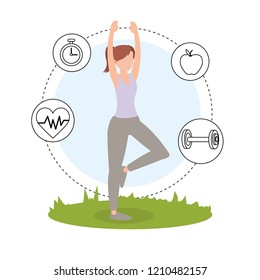 health fitness cartoon