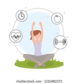 health fitness cartoon