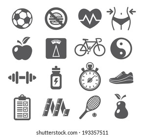 Health and Fitness icons