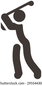 Health and Fitness icons set - golf icon