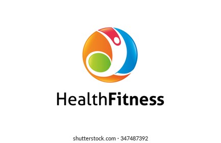 Health Fitness Logo