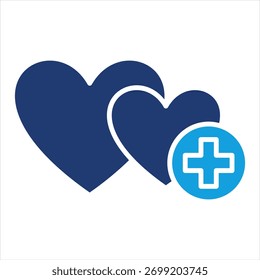 Ilustração do vetor de ícone azul plano de integridade