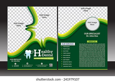 health flyer template design vector illustration 