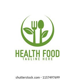 Health Food Logo Design Illustration Stock Vector (Royalty Free) 1157497699