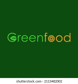 Concepto del logo del vector de la alimentación de la salud -elemento de diseño para tienda de alimentos saludables, tienda vegana, café vegetariano, empresa de ecología, productos naturales, mercado ecológico.