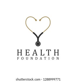 Health foundation logo design