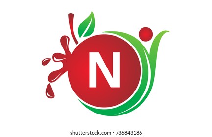 Health Fruit Juice Initial N