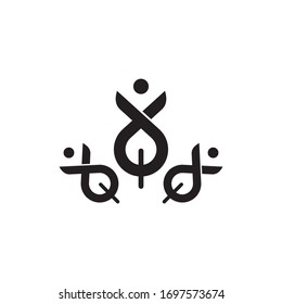 Health group logo template vector icon design