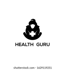 Health Guru Logo Vector Illustration Can Use For Your Trademark, Branding Identity Or Commercial Brand