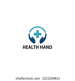 health hand creative Logo Design Template