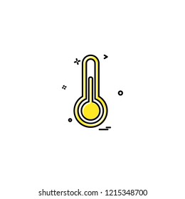 health healthcare medicine temperature therm thermometer icon vector desige