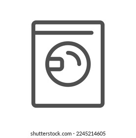 Health and hygiene related icon outline and linear vector.