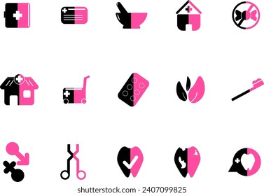 Health Icon Collection Vector Set