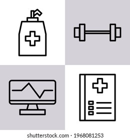 health icon, hand sanitizer icon, healing icon, with line icon style, suitable for public health advertisements
