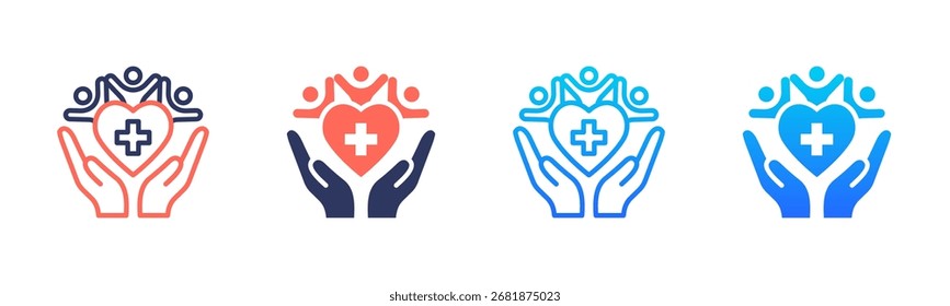 Health Icon Pack In Multiple Styles
