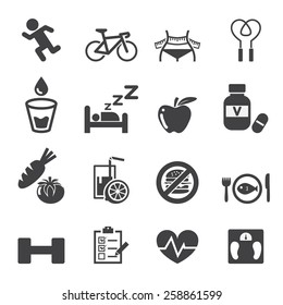 health icon set