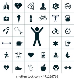 conjunto de iconos de mantenimiento