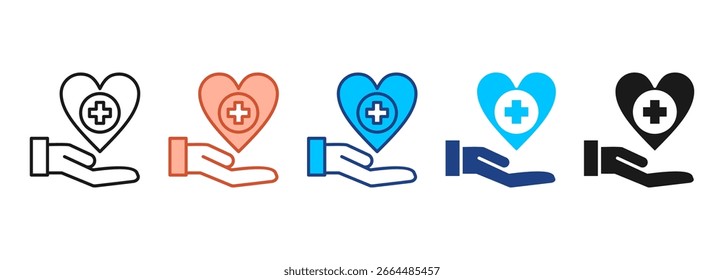 Health Icon Set Multiple Style Collection
