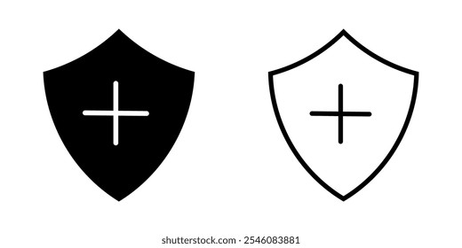health icon set on white background