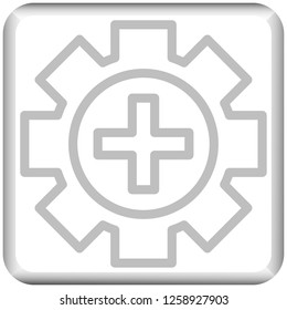 health icon vector