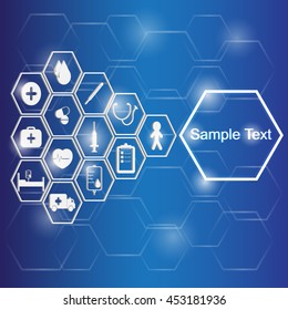 Health icon vector