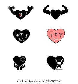Health icon vector