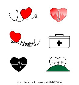 Health icon vector