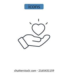 Symbol für Gesundheitssymbole, Vektorelemente für Infografik-Web