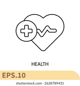 health icons  symbol vector elements for infographic web