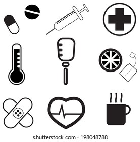 Health and illness icons