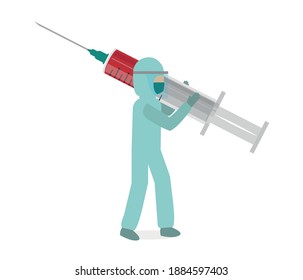 health, immune system, virus fight with vaccine	
