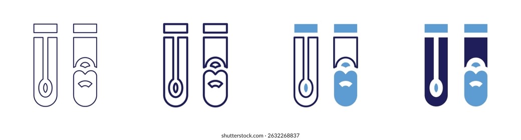 Health informatics icon in 4 different styles. Thin Line, Line, Bold Line, Duotone. Duotone style. Editable stroke.
