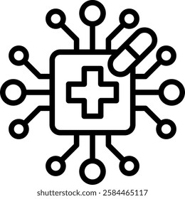 Health Innovations Icon Symbol Element For Design