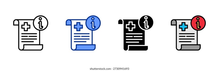 Symbolsatz für Integritätsanweisung für mehrere Stilkollektionen