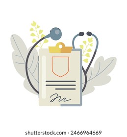 Health insurance icon clipart avatar logotype isolated vector illustration
