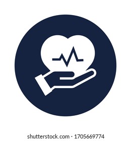 health insurance icon design vector for multiple use 