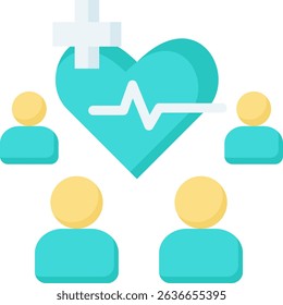 Health Insurance Icon Element For Design