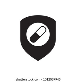 health insurance icon illustration isolated vector sign symbol